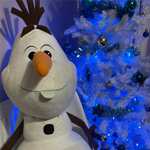 An olaf stuffed toy for children