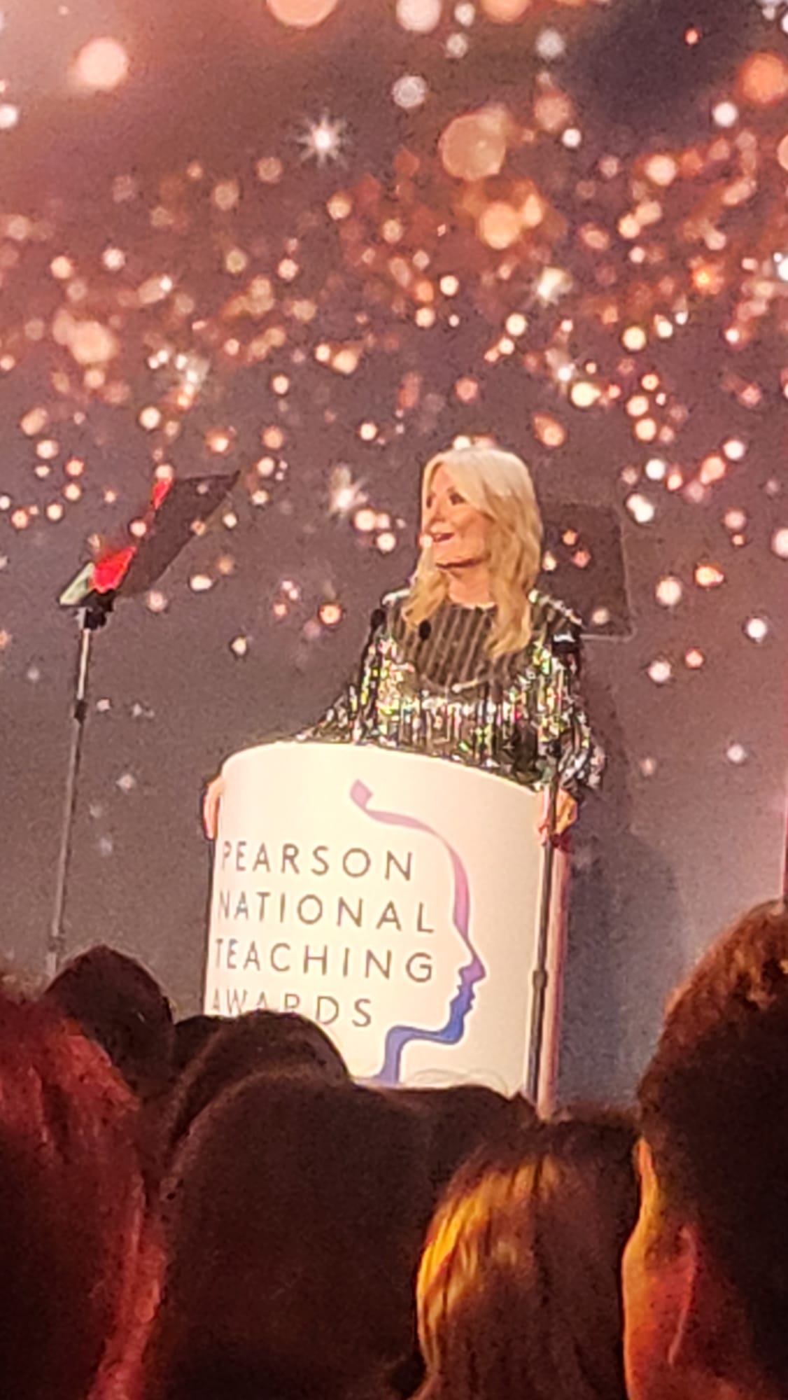 Individual hosting the Pearson National Teaching Awards